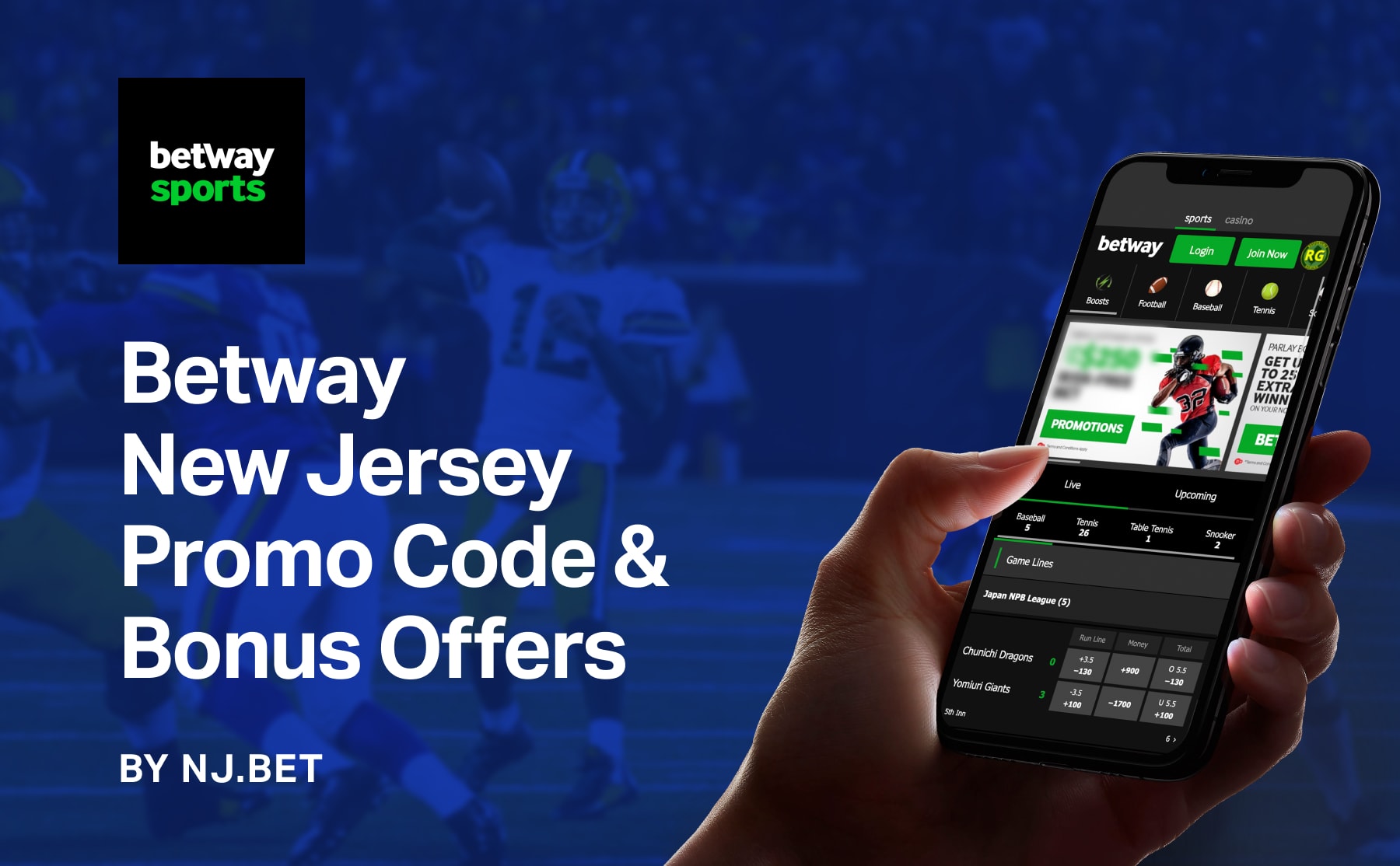 Betway NJ Promo Code