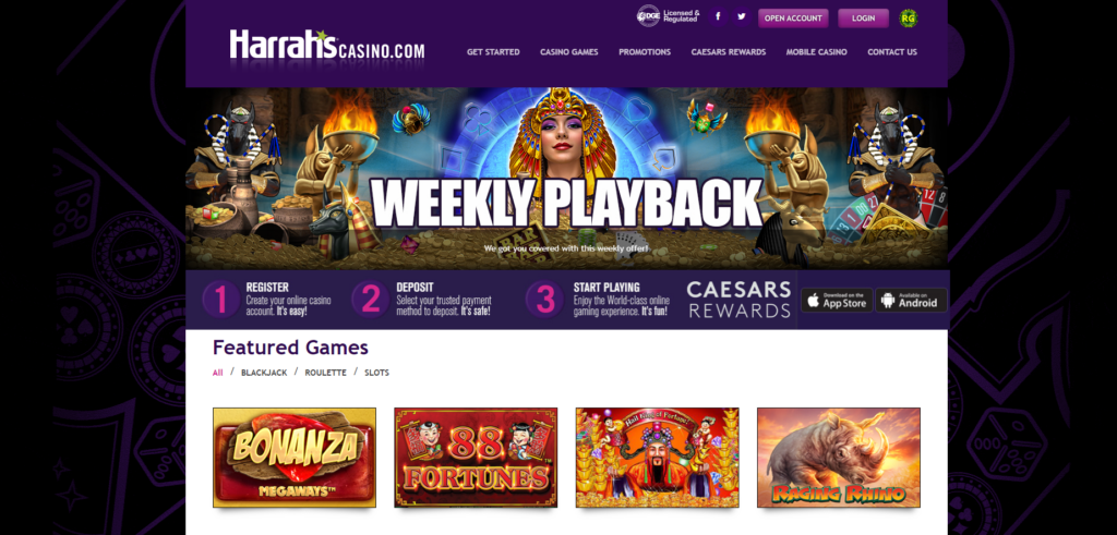 Harrah's Online Casino NJ