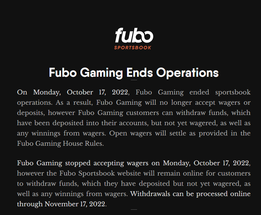 Fubo bet NJ stopped