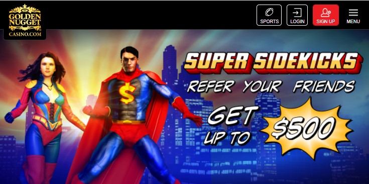 Golden Nugget NJ Casino Refer a Friend Bonus