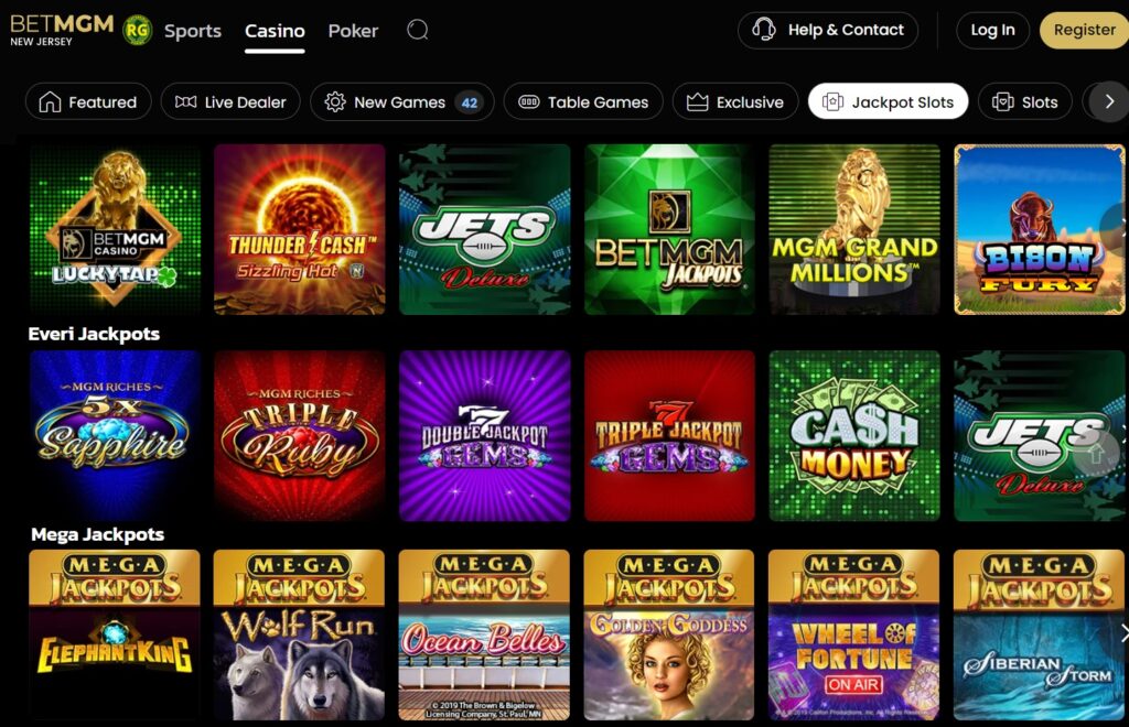 MGM NJ Casino Online