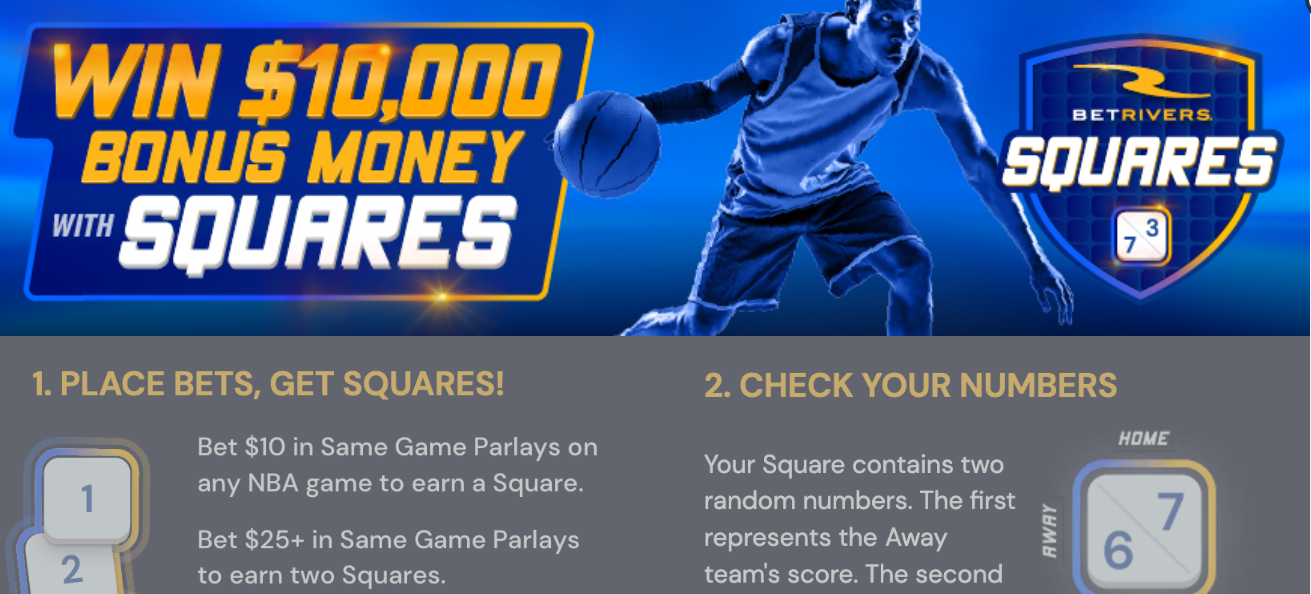 Suqares bonus at betrivers nj