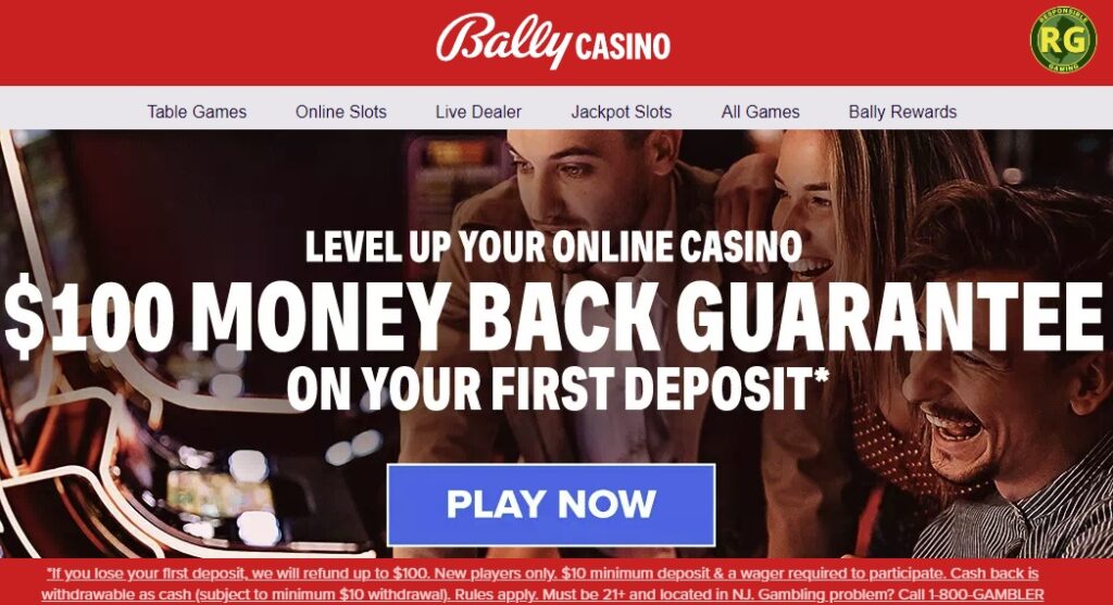 bally's online casino nj sign up offer