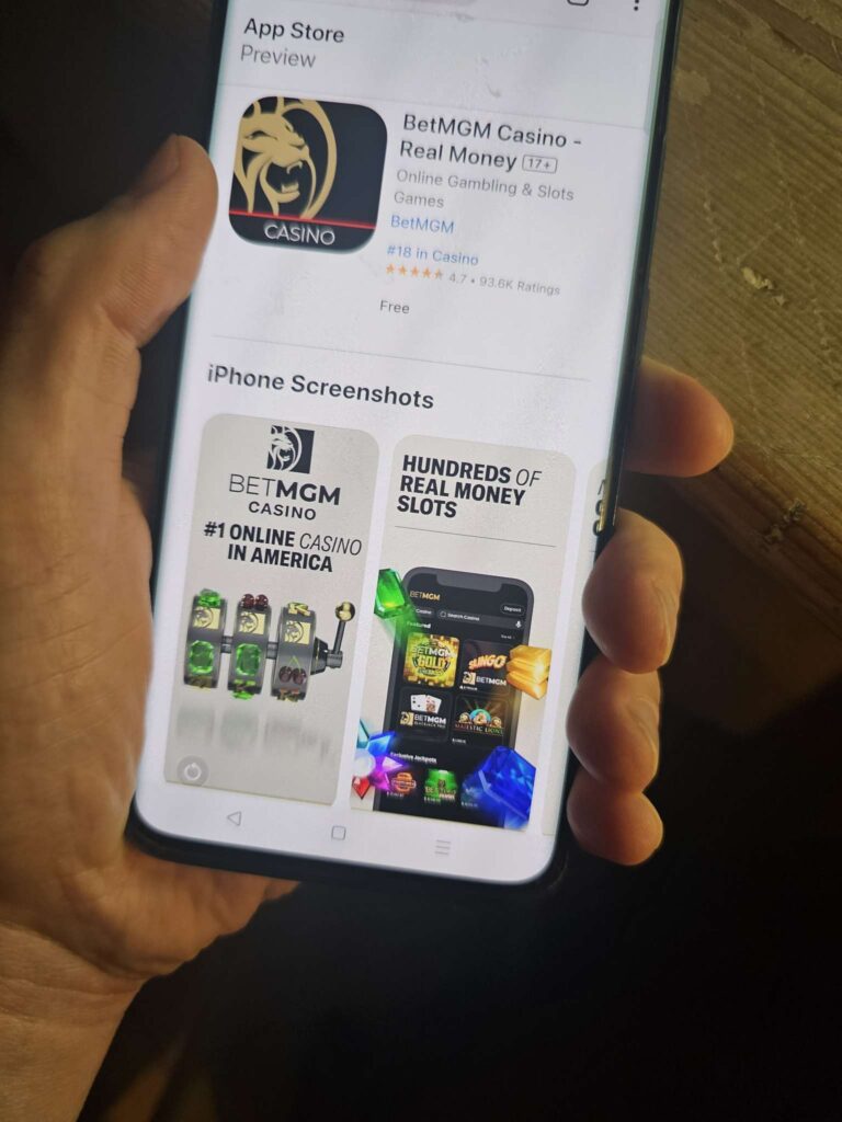 US casino app - betMGM.