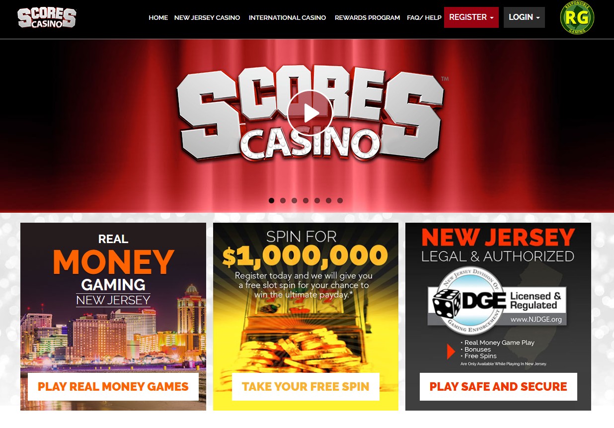 Scores NJ Online Casino Promo