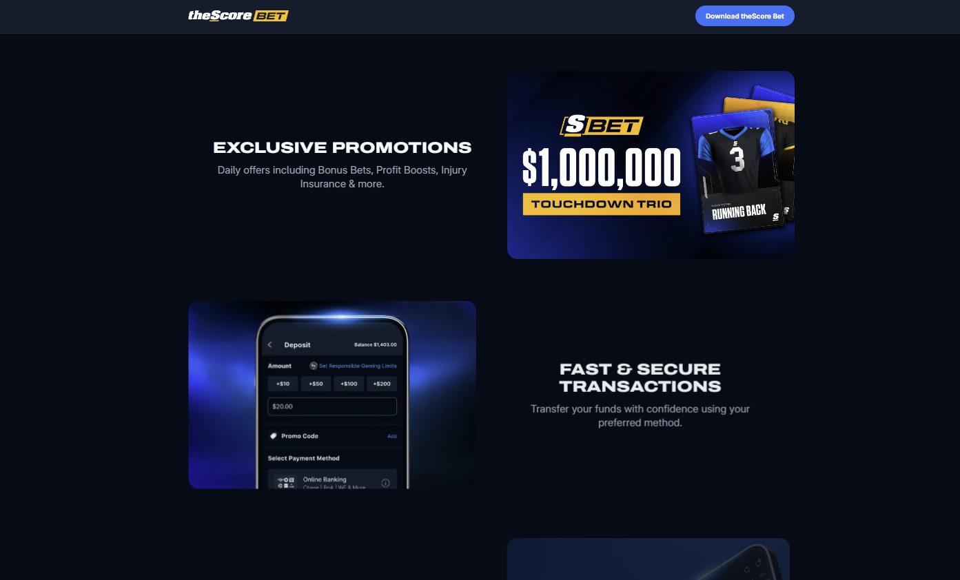 TheScore Bet Sportsbook NJ Promo Review